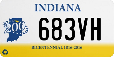 IN license plate 683VH