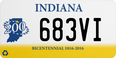 IN license plate 683VI