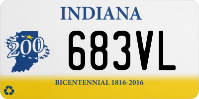 IN license plate 683VL