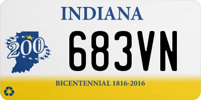 IN license plate 683VN