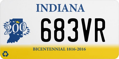 IN license plate 683VR