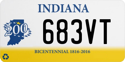 IN license plate 683VT