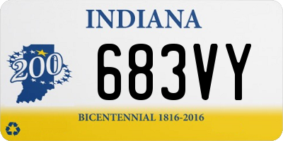 IN license plate 683VY