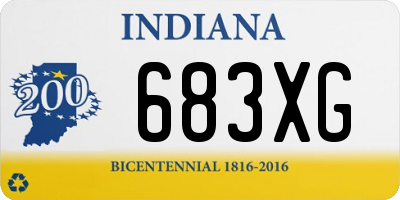 IN license plate 683XG