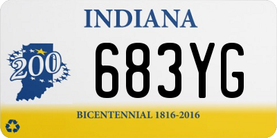 IN license plate 683YG