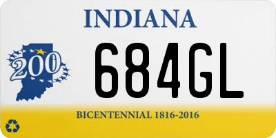 IN license plate 684GL