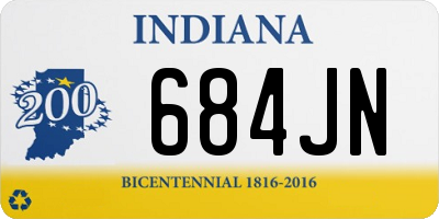 IN license plate 684JN