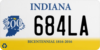 IN license plate 684LA