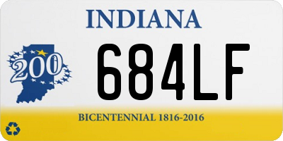IN license plate 684LF