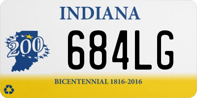 IN license plate 684LG