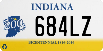 IN license plate 684LZ