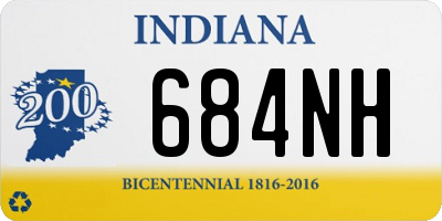 IN license plate 684NH