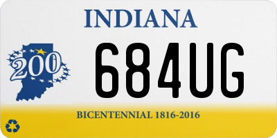 IN license plate 684UG