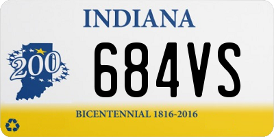 IN license plate 684VS