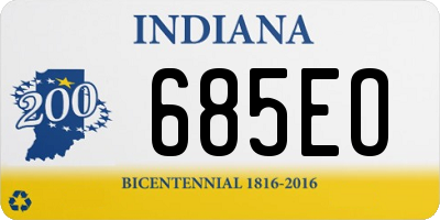 IN license plate 685EO