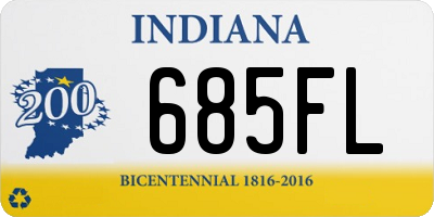 IN license plate 685FL