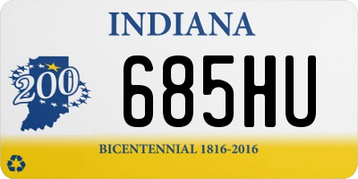 IN license plate 685HU