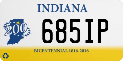 IN license plate 685IP