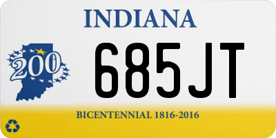 IN license plate 685JT