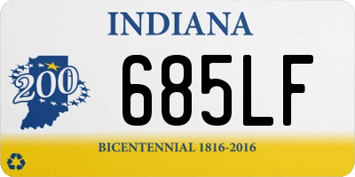 IN license plate 685LF