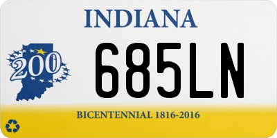 IN license plate 685LN