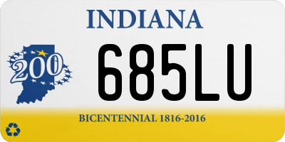 IN license plate 685LU