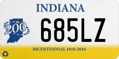 IN license plate 685LZ