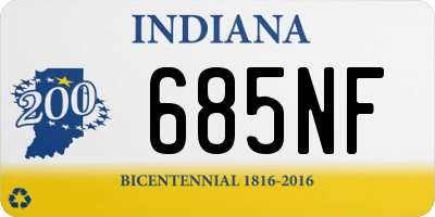 IN license plate 685NF