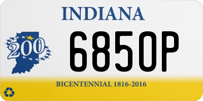 IN license plate 685OP