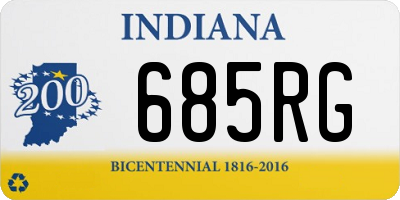 IN license plate 685RG