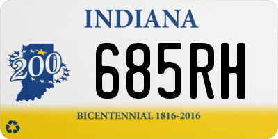 IN license plate 685RH