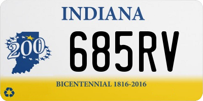 IN license plate 685RV