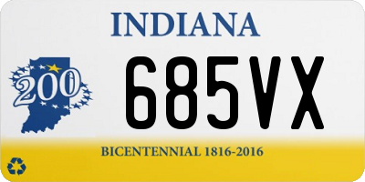 IN license plate 685VX