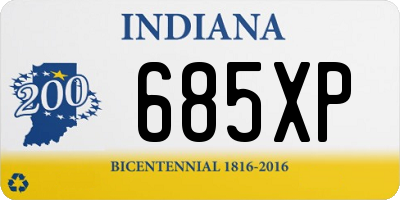 IN license plate 685XP