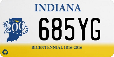 IN license plate 685YG