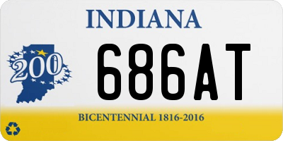 IN license plate 686AT