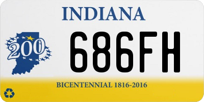 IN license plate 686FH