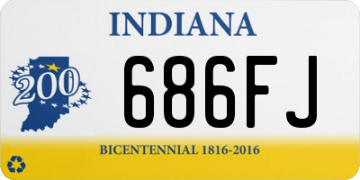 IN license plate 686FJ