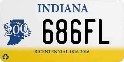 IN license plate 686FL