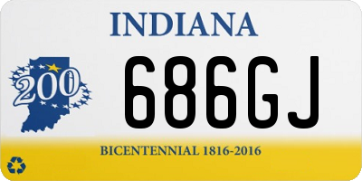 IN license plate 686GJ
