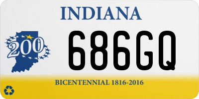 IN license plate 686GQ