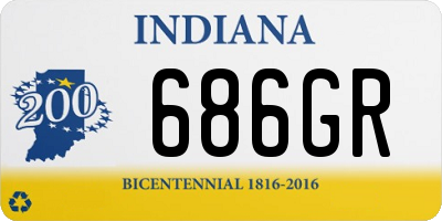 IN license plate 686GR