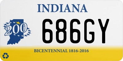 IN license plate 686GY