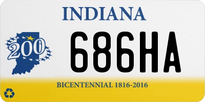 IN license plate 686HA