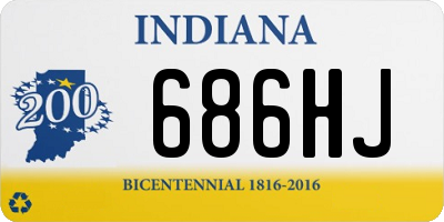 IN license plate 686HJ