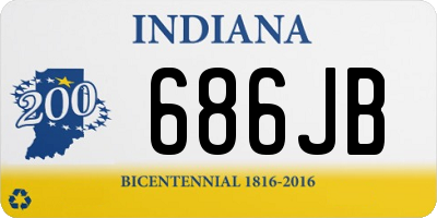 IN license plate 686JB
