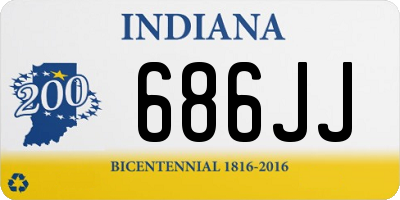 IN license plate 686JJ