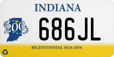 IN license plate 686JL