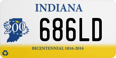 IN license plate 686LD