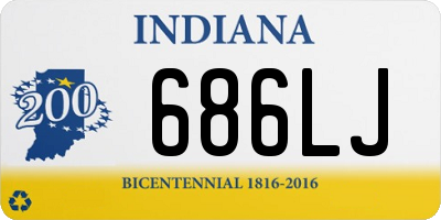 IN license plate 686LJ